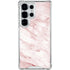 Pink Marble Galaxy S25 Ultra Clear Case